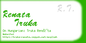 renata truka business card